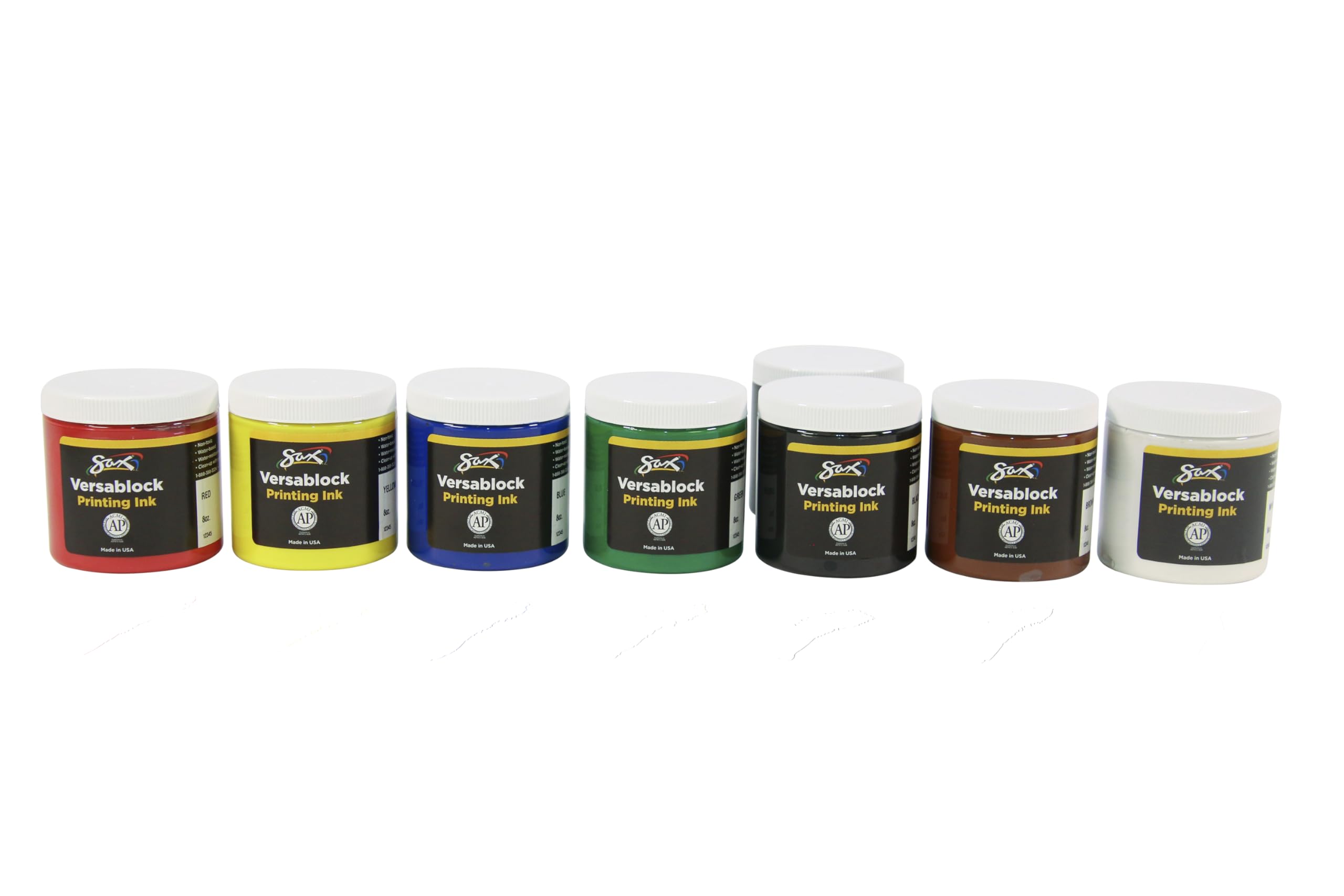 Foto 4 pulgar | Tintas De Impresión En Bloque Sax Versablock School Arts Crafts 8x240 Ml - Venta Internacional.