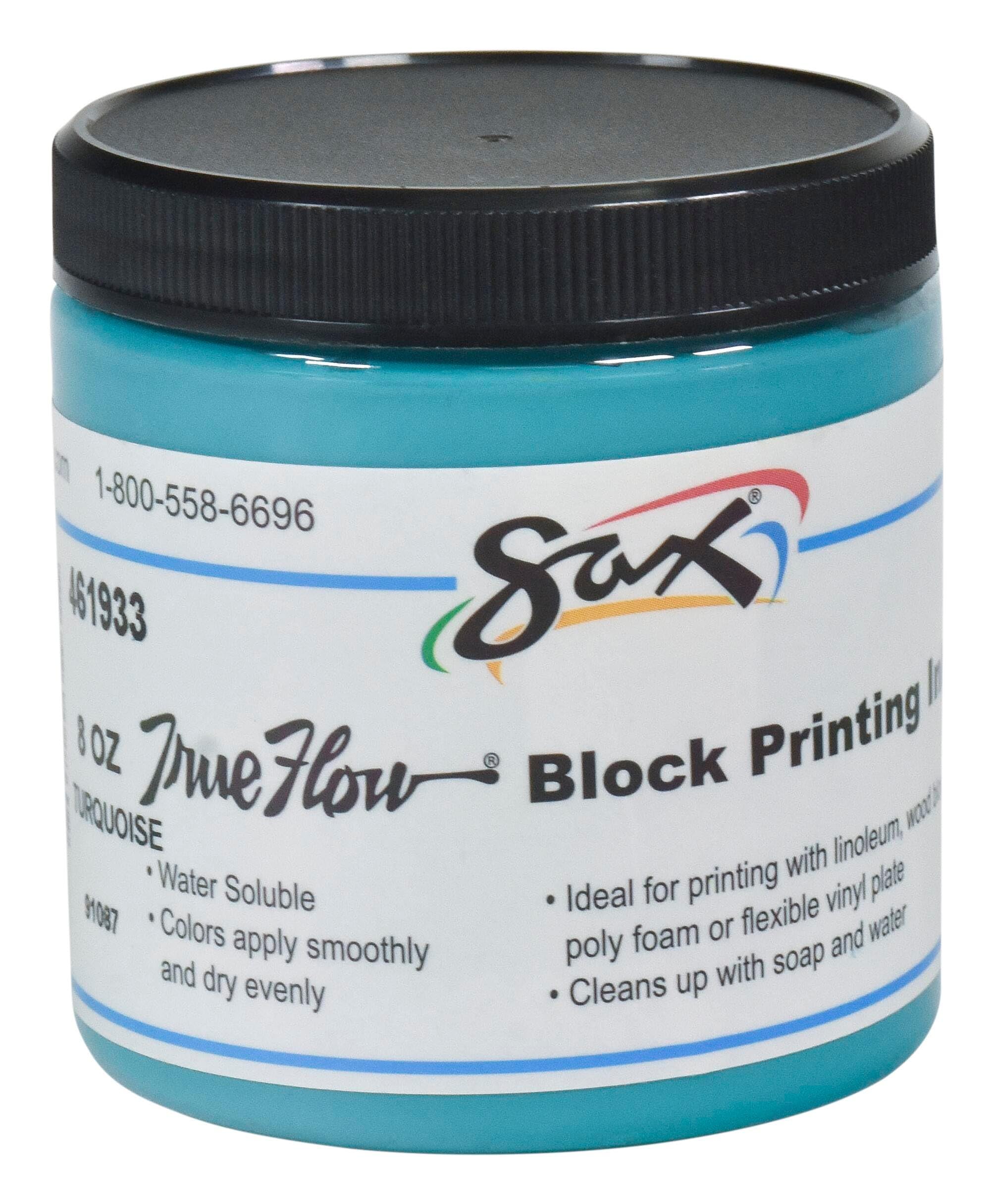 Foto 2 pulgar | Tinta De Impresión En Bloque Para Saxo True Flow, Soluble En Agua, 240 Ml, Turquesa - Venta Internacional.