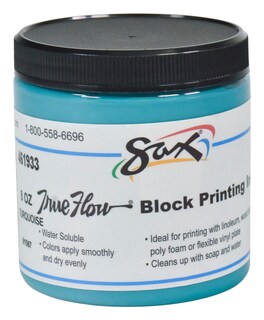Foto 1 | Tinta De Impresión En Bloque Para Saxo True Flow, Soluble En Agua, 240 Ml, Turquesa - Venta Internacional.