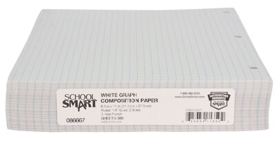 Foto 1 | Grid Paper School Smart-86667, Doble Cara, 21,6 X 27,9 Cm, 500 Hojas - Venta Internacional.