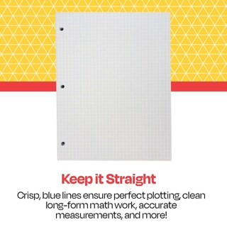 Foto 4 | Grid Paper School Smart-86667, Doble Cara, 21,6 X 27,9 Cm, 500 Hojas - Venta Internacional.