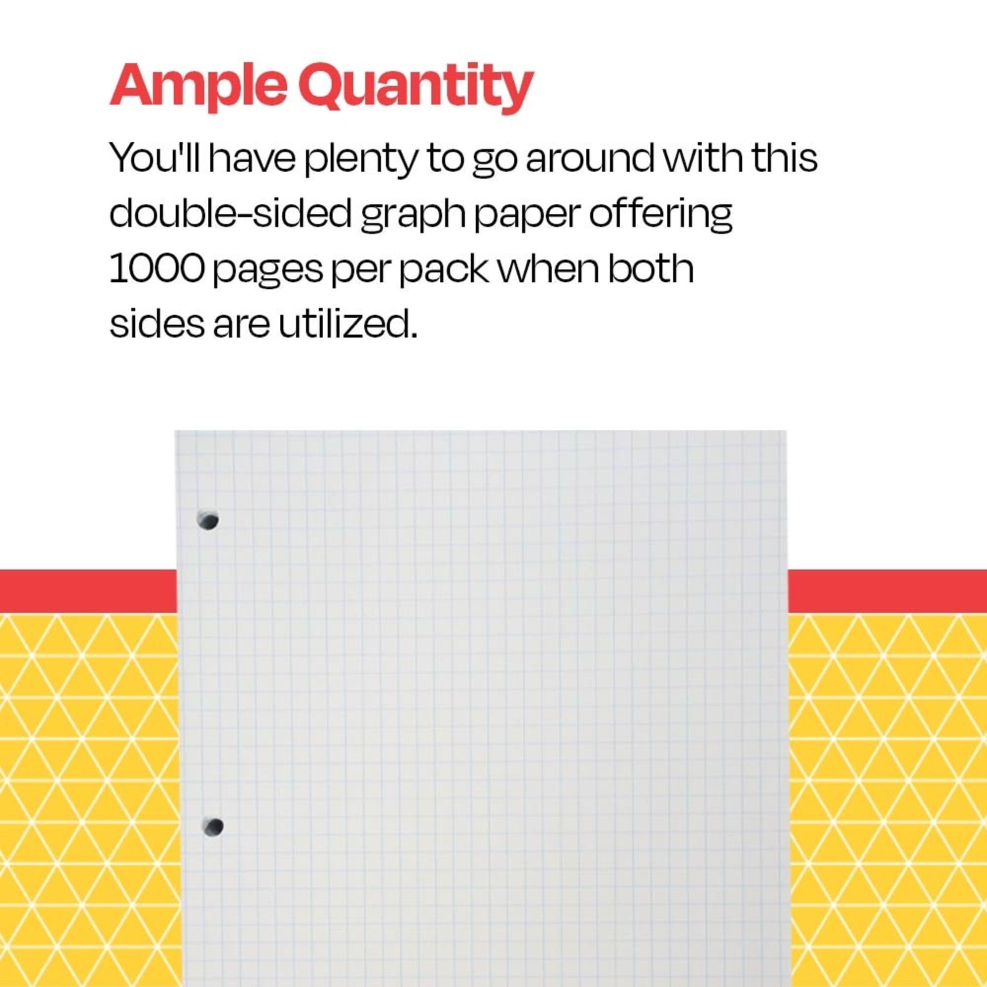 Foto 6 pulgar | Grid Paper School Smart-86667, Doble Cara, 21,6 X 27,9 Cm, 500 Hojas - Venta Internacional.