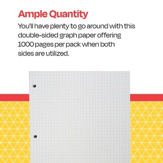 Foto 5 | Grid Paper School Smart-86667, Doble Cara, 21,6 X 27,9 Cm, 500 Hojas - Venta Internacional.