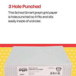 Foto 7 | Grid Paper School Smart-86667, Doble Cara, 21,6 X 27,9 Cm, 500 Hojas - Venta Internacional.