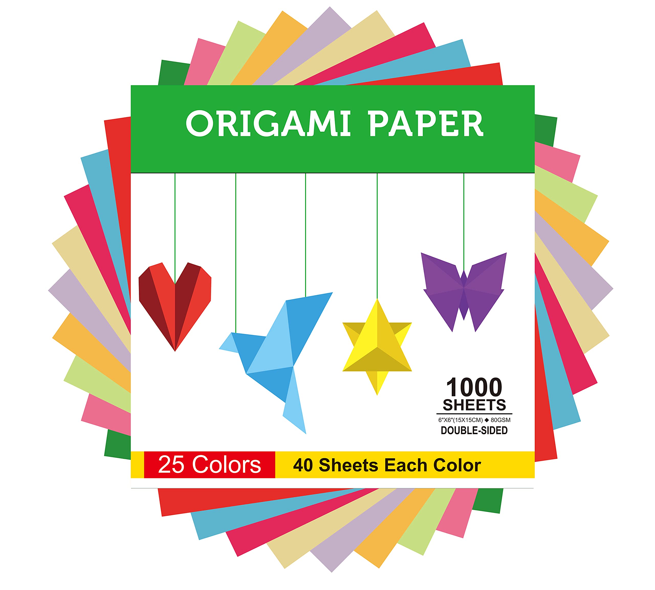 Foto 6 pulgar | Papel De Origami Bubu De Doble Cara, 15 Cm, Cuadrado, 200 Hojas - Venta Internacional.
