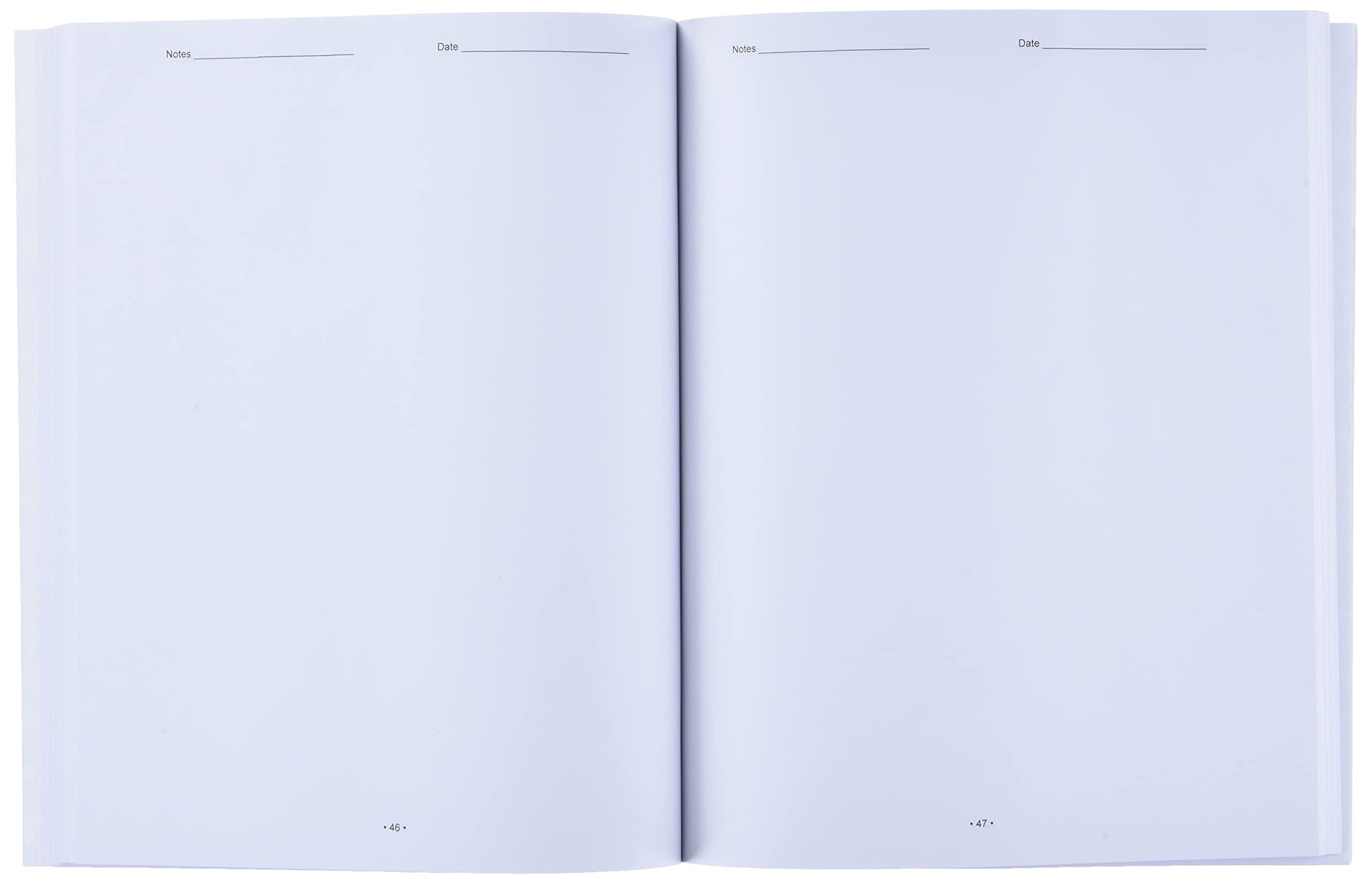 Foto 3 | Cuaderno De Composición Sin Rayas: 100 Páginas Sin Rayas [50 Hojas], 7.5 X 9.25, Mármol Negro, Porta - Venta Inter