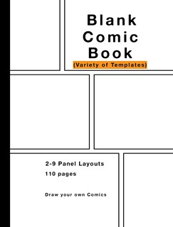 Foto 1 | Blank Comic Book Genérica Variedad De Plantillas De 2 A 9 Diseños De Paneles - Venta Internacional.