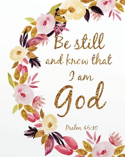 Cuaderno De Bocetos Be Still And Know That I Am God, 8 X 10 Pulgadas - Venta Internacional.