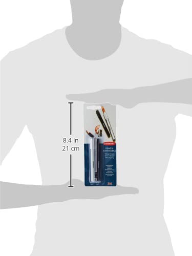 Foto 3 | Set Extensor De Lápices Derwent Plateado/negro Para Lápices De Hasta 8 Mm - Venta Internacional.