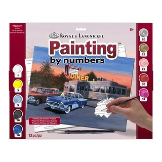 Foto 1 | Set De Pintura Royal & Langnickel 50's Diner Preimpreso De 28 X 38 Cm - Venta Internacional.
