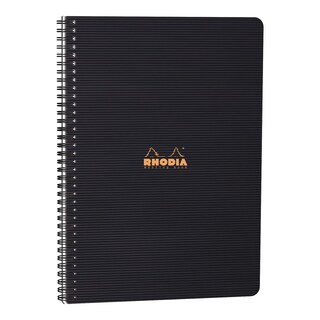 Foto 1 | Cuaderno De Reuniones Rhodia Active A4+ Preimpreso, 80 Hojas, Negro - Venta Internacional.