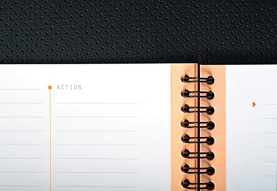 Foto 2 | Cuaderno De Reuniones Rhodia Active A4+ Preimpreso, 80 Hojas, Negro - Venta Internacional.