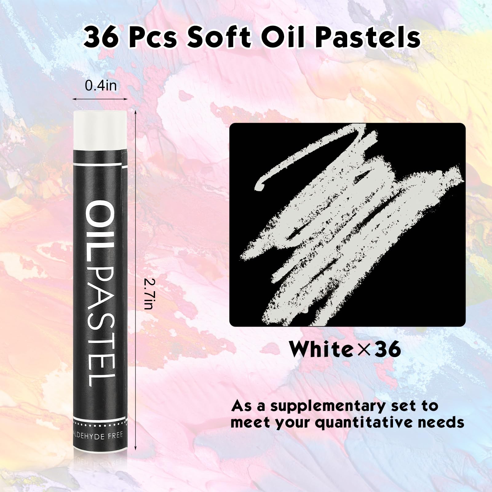 Foto 3 pulgar | Pasteles Al Óleo Geyoga, 36 Piezas, Artistas Blancos Para Pintura Artística - Venta Internacional.
