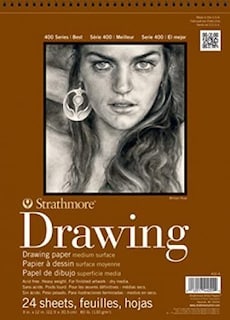 Foto 5 | Papel De Dibujo Strathmore Serie 400 12 X 18 24 Hojas - Venta Internacional.