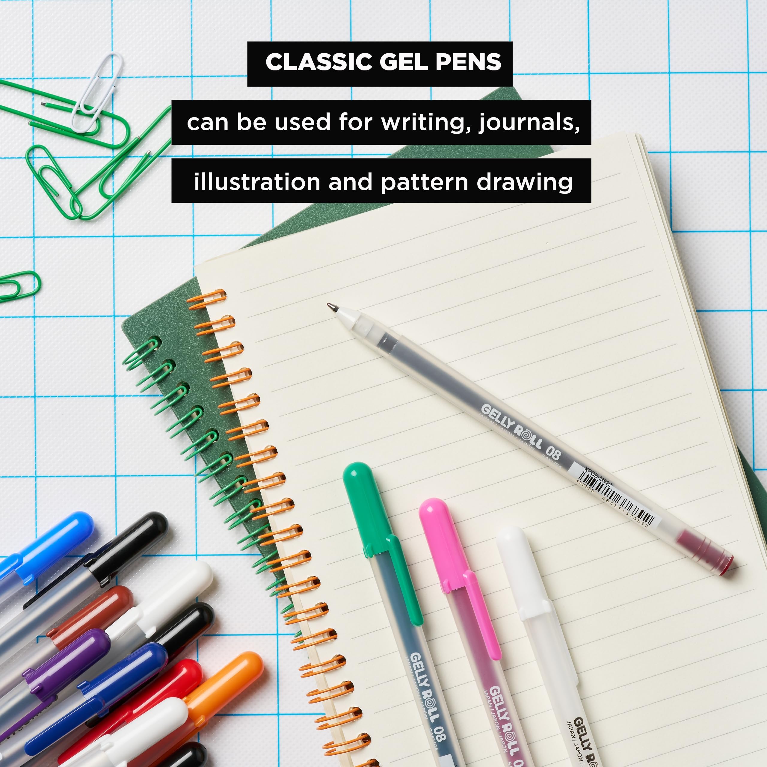 Foto 5 pulgar | Bolígrafos De Gel Sakura Gelly Roll  Paquete De 74 Con Estuche De Almacenamiento  Varios - Venta Internacional.