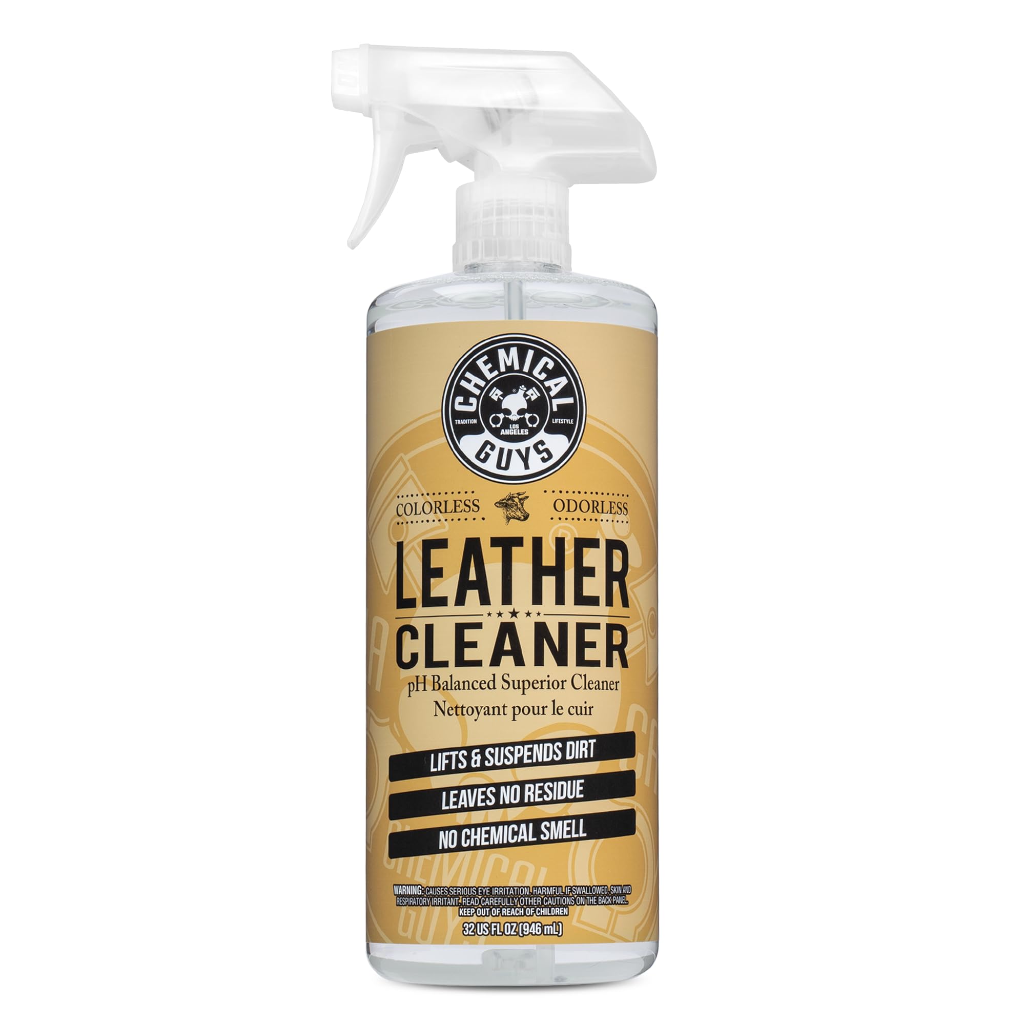 Limpiador De Cuero Chemical Guys Spi_208 946ml Incoloro E Inodoro - Venta Internacional.