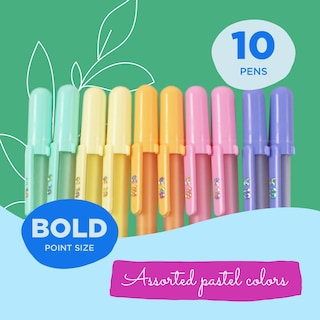 Foto 2 | Bolígrafos De Gel Sakura Gelly Roll Moonlight 10 Unidades Color Pastel Y Opaco - Venta Internacional.