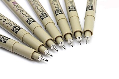 Foto 2 | Set De Bolígrafos Sakura Pigma Micron 005 De Tinta Negra 8 Bolígrafos - Venta Internacional.