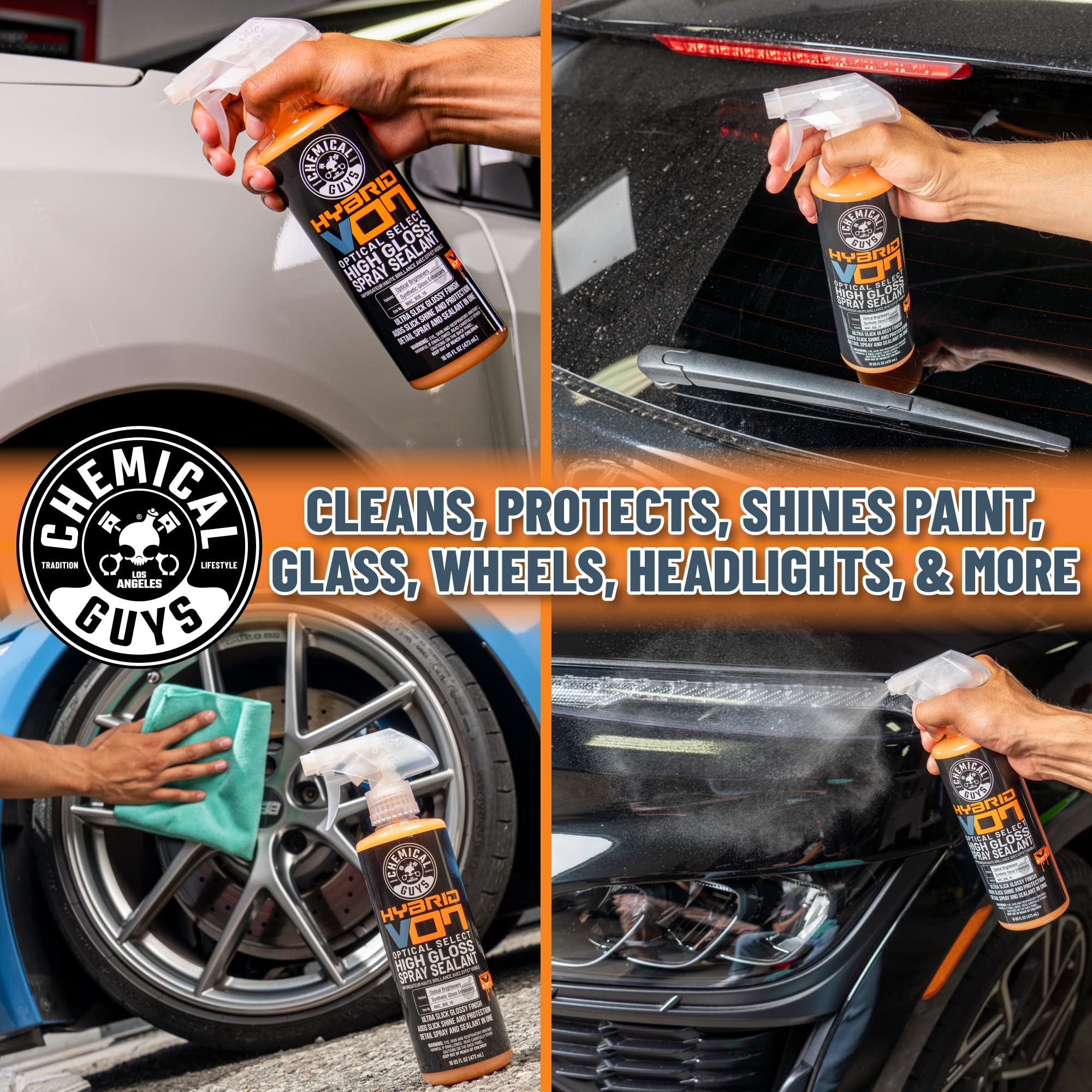Foto 7 pulgar | Sellador En Aerosol Y Quick Detailer Chemical Guys Hybrid V7 473 Ml - Venta Internacional.