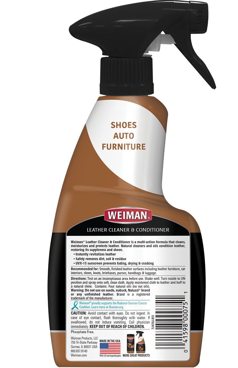 Foto 2 | Limpiador Y Acondicionador De Cuero Weiman 355 Ml  Paquete De 2 - Venta Internacional.