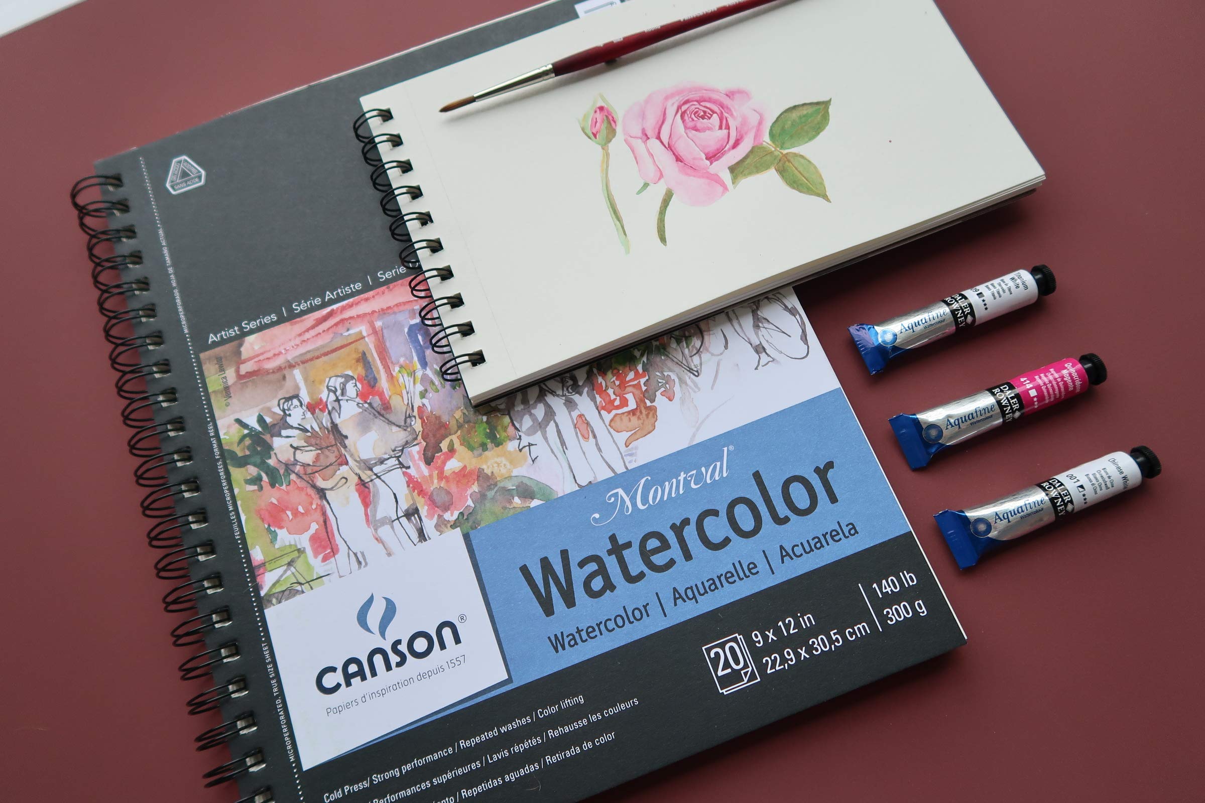 Foto 4 pulgar | Papel De Acuarela Canson Artist Series Montval 300g 9x12cm - Venta Internacional.