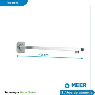 Foto 5 | Kit para Baño Meer-CNX RC114 + MZR-016M + CUE-019 + RES-003 + ACC-013 color Plata