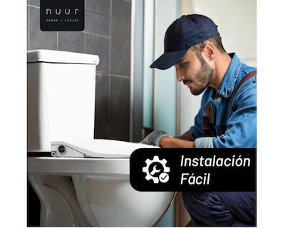 Foto 4 | Asiento de Bidé Básico Nuur con Cierre de Tapa Suave