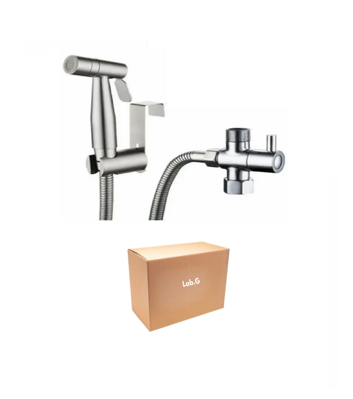 Ducha Wc Inodoro Acero Inoxidable Lab.g Plata