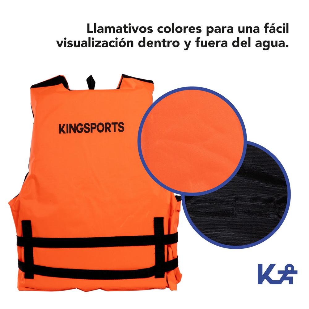 Foto 4 pulgar | Chaleco Salvavidas Para Natacion Playa Piscina Kingsports