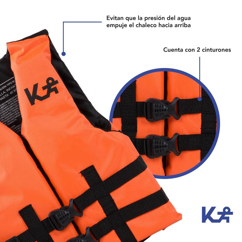 Foto 5 pulgar | Chaleco Salvavidas Para Natacion Playa Piscina Kingsports