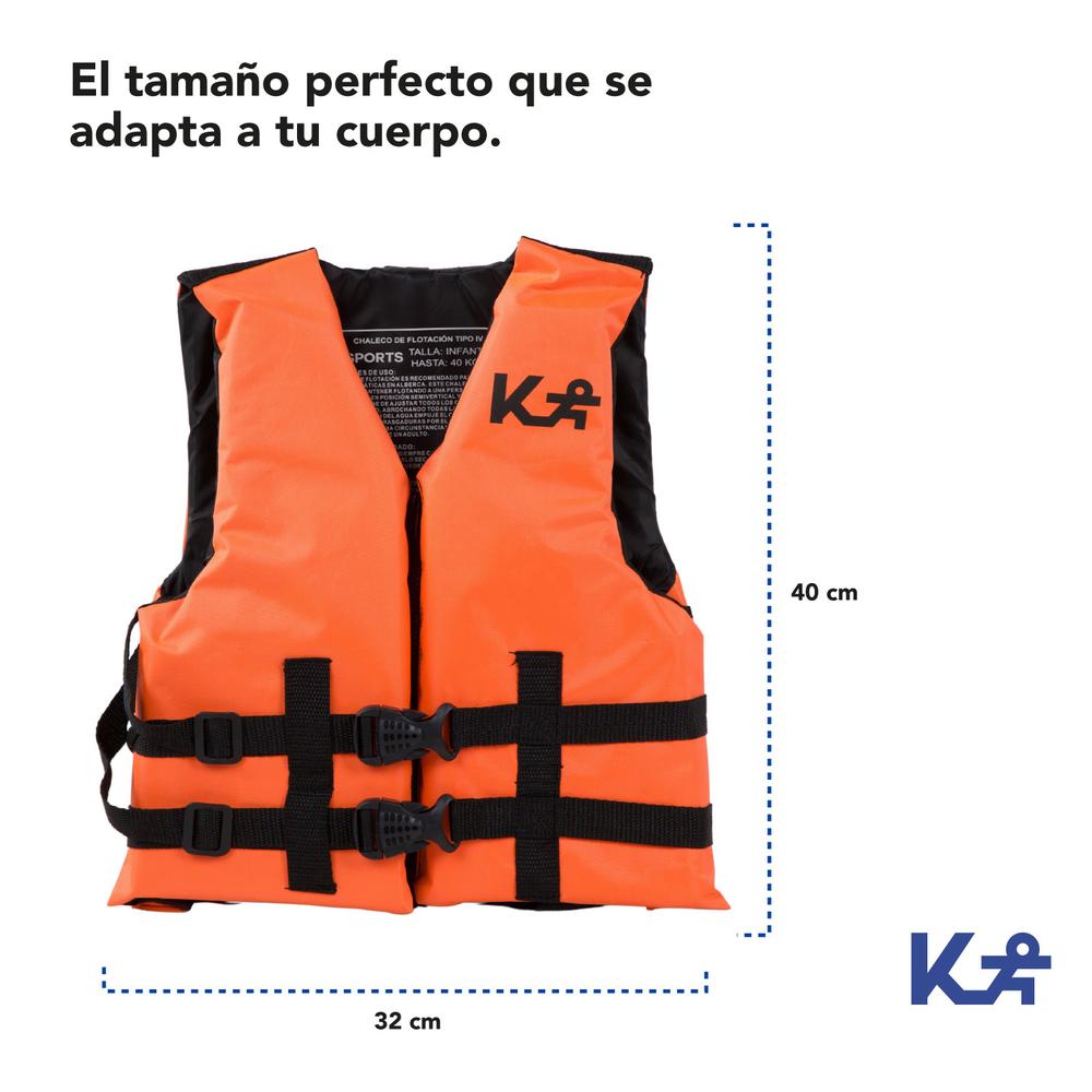 Foto 6 pulgar | Chaleco Salvavidas Para Natacion Playa Piscina Kingsports