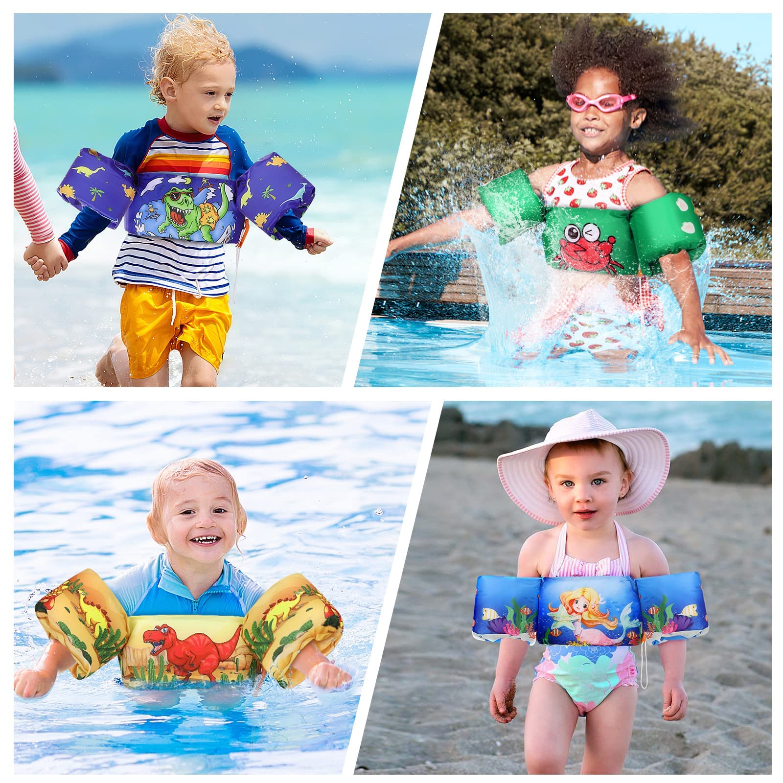 Foto 7 pulgar | Chaleco De Natación Moko Para Niños De 9 A 23 Kg, Azul - Venta Internacional.