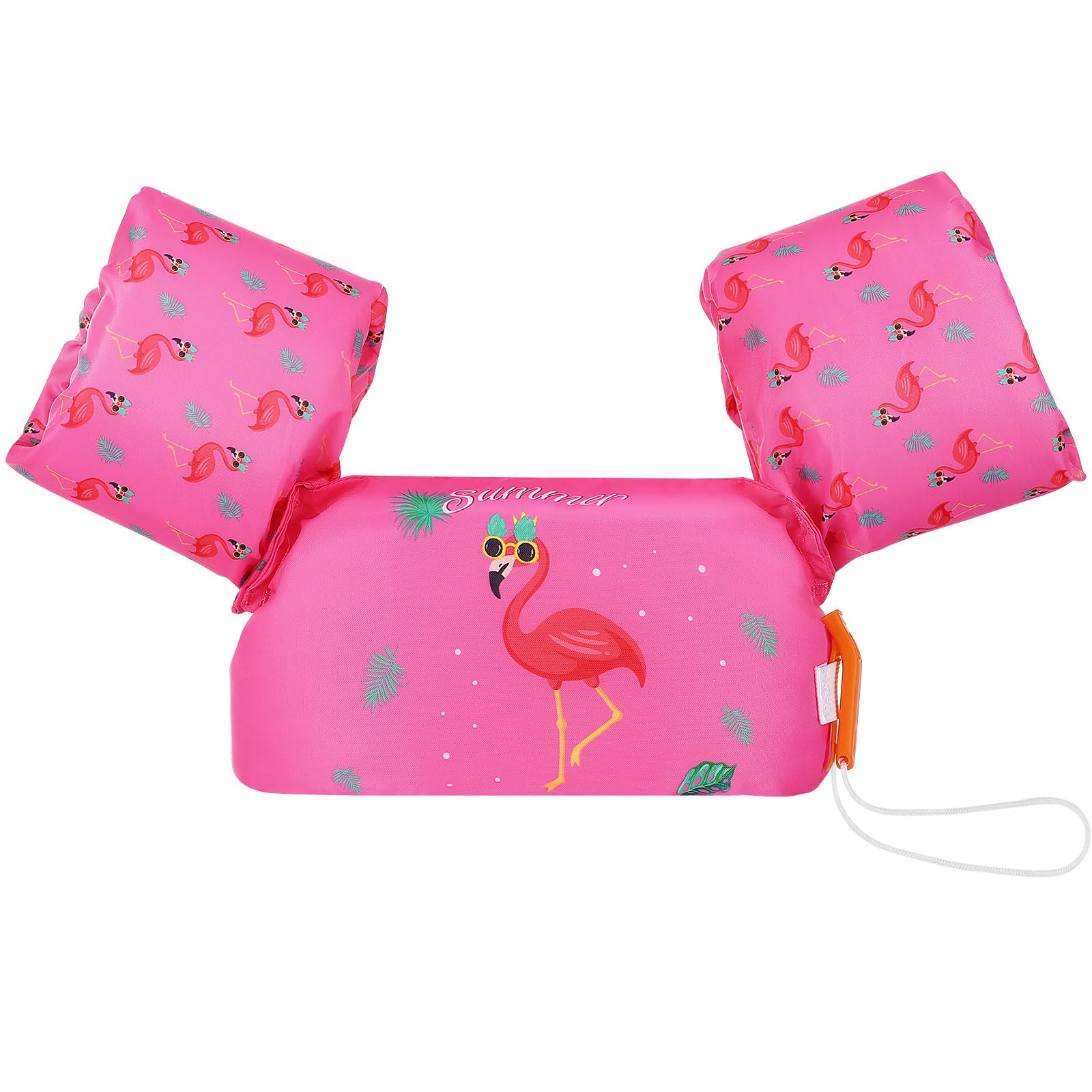 Foto 1 | Brazalete De Natación Moko Para Niños De 9 A 14, 18 A 23 Kg, Color Magenta Y Flamenco - Venta Internacional.