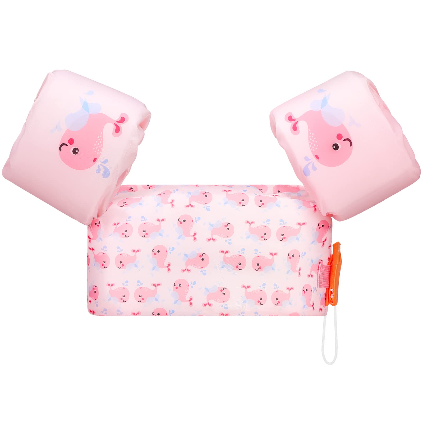 Foto 2 pulgar | Chaleco De Natación Moko Para Niños Pequeños De 9 A 23 Kg Con Forma De Ballena Rosa De 20 A 50 Libras - Venta Int