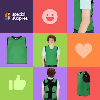 Foto 7 | Chaleco De Compresión Sensorial Special Supplies Deep Pressure Green - Venta Internacional.