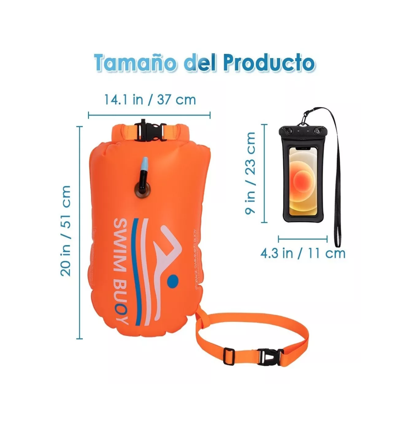 Foto 5 pulgar | Boya de Seguridad para Natación
