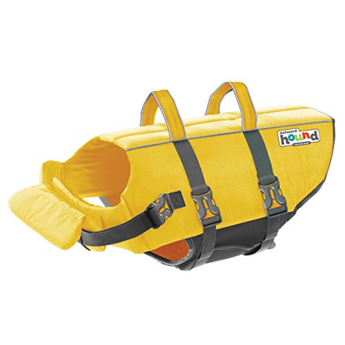 Foto 2 pulgar | Chaleco Salvavidas Para Perros Outward Hound Granby Splash Amarillo, Talla Grande - Venta Internacional.