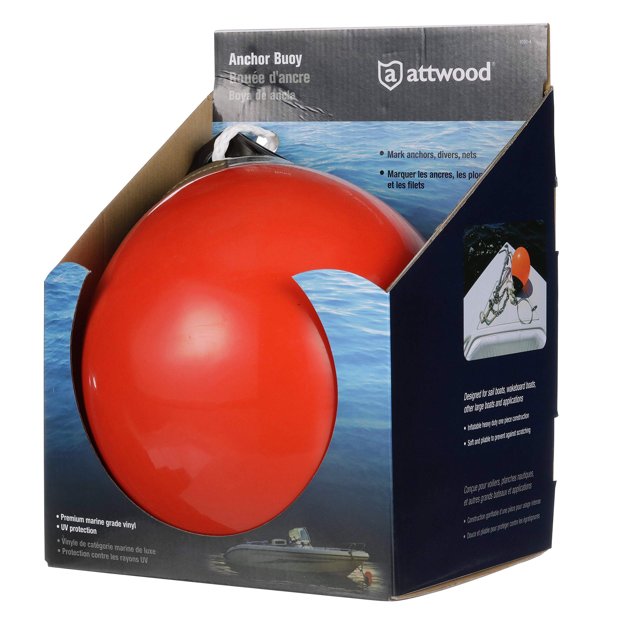 Foto 6 | Vinilo Anchor Buoy Attwood 9350-4, Resistente, De Uso Marino, 23 Cm - Venta Internacional.