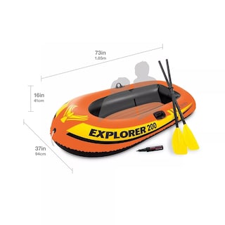 Foto 2 | Lancha Inflable con Remos y Bomba Eo Safe Imports ESI-17555 Multicolor Capacidad 2 Personas