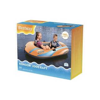 Foto 3 | Bote Inflable Lancha Bestway Kondor 2000 Para 2 Personas
