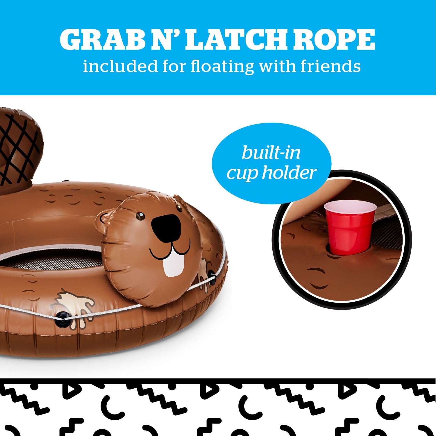 Foto 4 pulgar | Tubo Inflable Para Río Bigmouth Inc., Resistente, Con Soporte Para Bebidas - Venta Internacional.