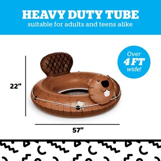 Foto 4 | Tubo Inflable Para Río Bigmouth Inc., Resistente, Con Soporte Para Bebidas - Venta Internacional.