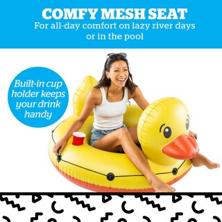 Foto 4 | Pato Inflable De Alta Resistencia De River Tube Bigmouth Inc. - Venta Internacional.