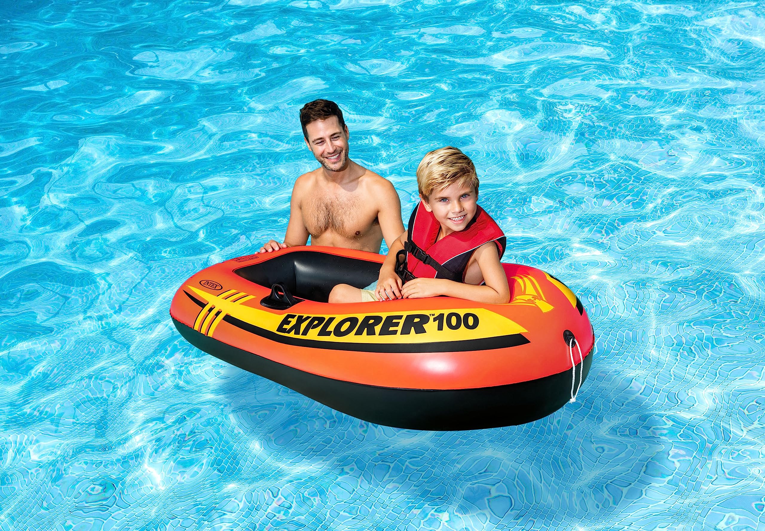 Foto 6 pulgar | Bote Inflable De Remos En Balsa Intex Explorer 100 Para 1 Persona Para Niños - Venta Internacional.
