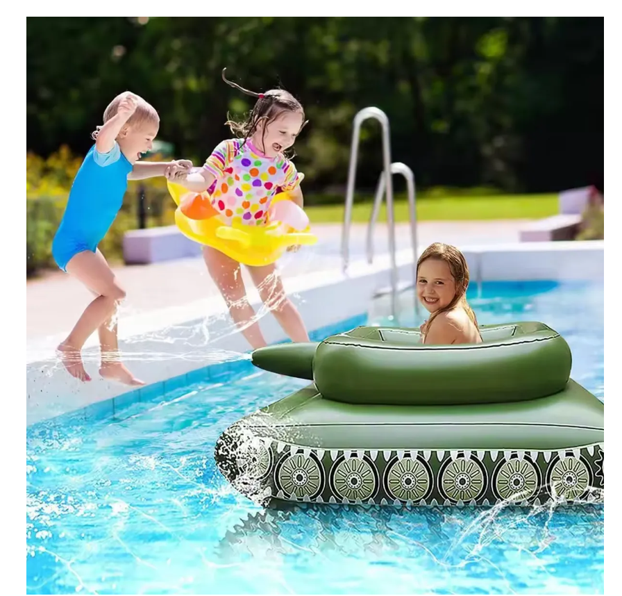 Foto 6 pulgar | Juguetes Inflables Para Alberca Pistola De Agua Hinchable