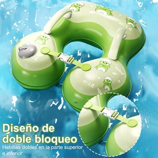 Foto 2 | Inflable Para Alberca Salvavidas Inflable Bebé Antivuelco Eo Safe Imports Esi-19251 Verde