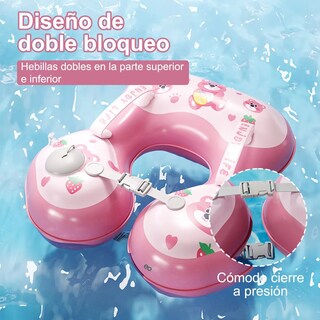 Foto 3 | Inflable Para Alberca Salvavidas Inflable Bebé Antivuelco Eo Safe Imports Esi-19250 Rosa