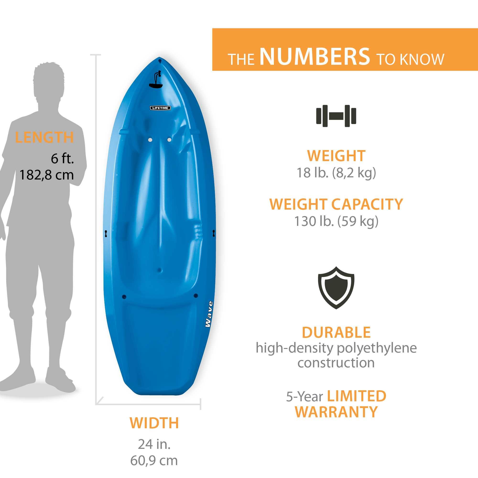 Foto 3 pulgar | Kayak Sit-on-top Wave Juvenil
