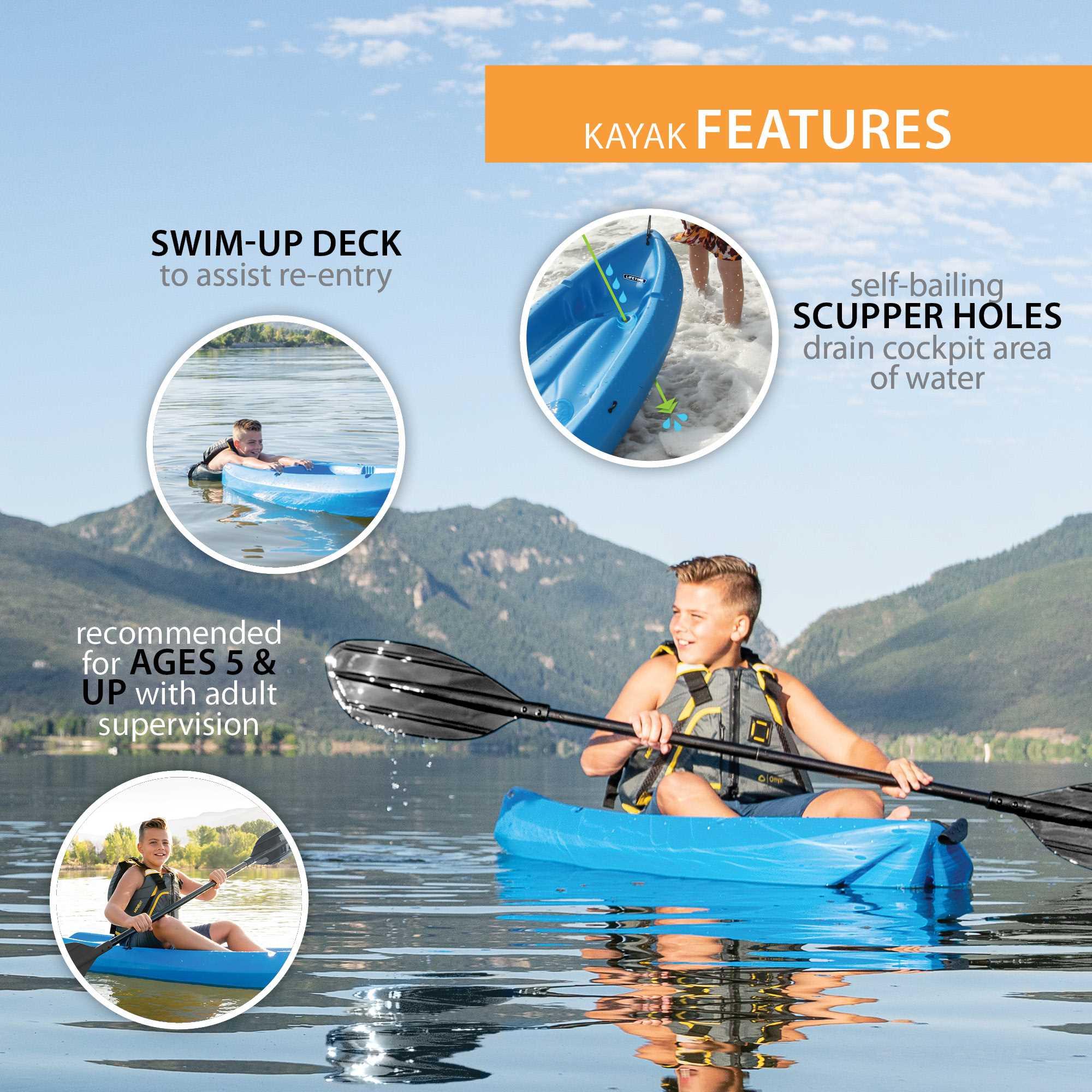 Foto 5 | Kayak Sit-on-top Wave Juvenil