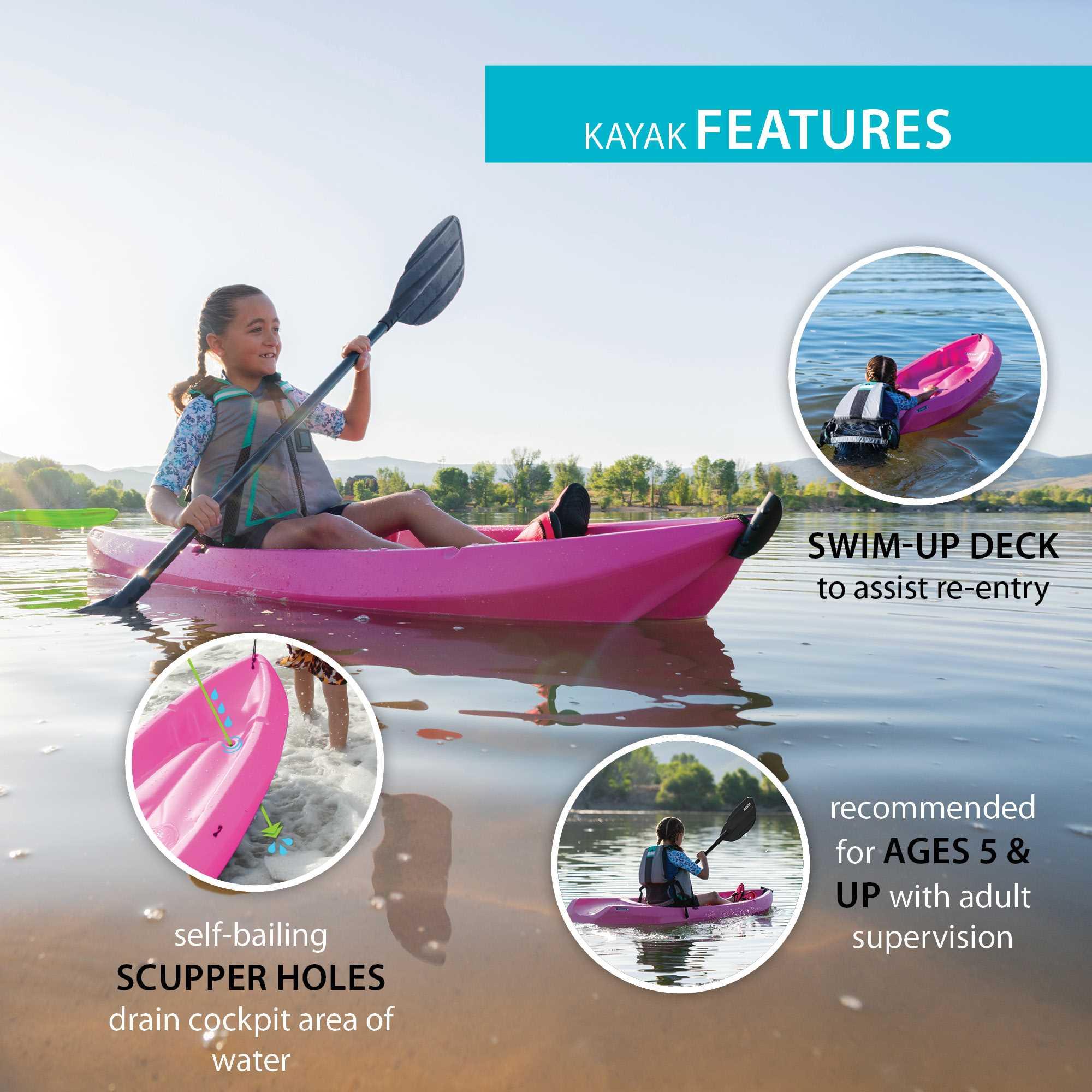 Foto 6 pulgar | Kayak Sit-on-top Wave Juvenil